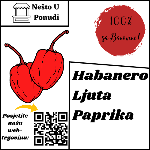 Ljuta Paprika / Habanero Ljuta Paprika🌶️ - mljevena paprika /